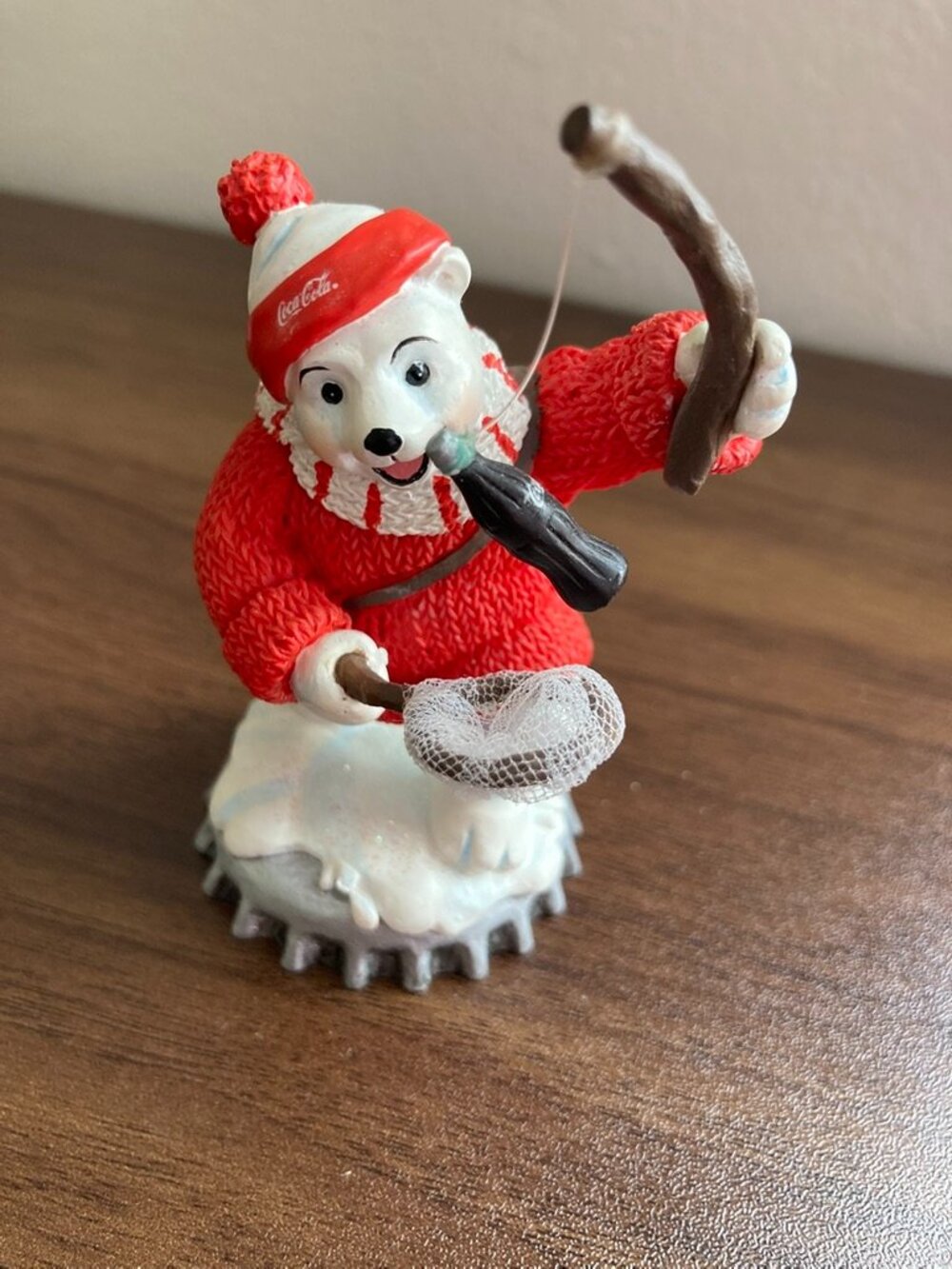 4 Wintertime Wonder Collection polar bear figurines from the Hamilton Collection - Picture 6 of 9